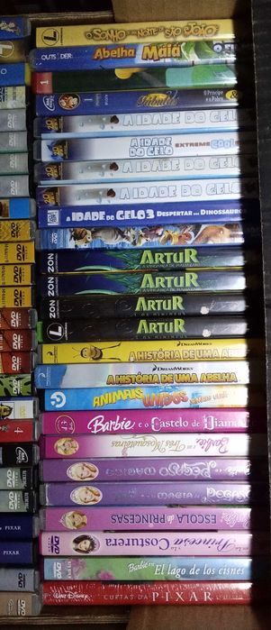 Dvd  Shrek Smurfs Dragão Pinóquio Madagáscar Panda Garfield