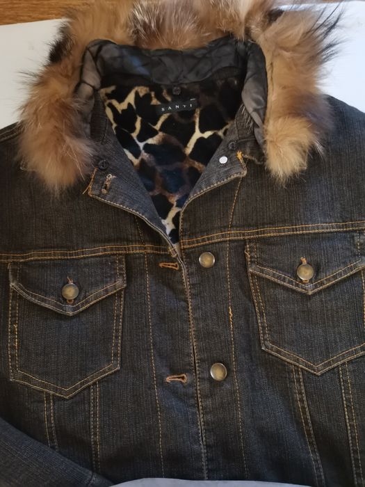 Ветровка пиджак куртка с мехом Santi