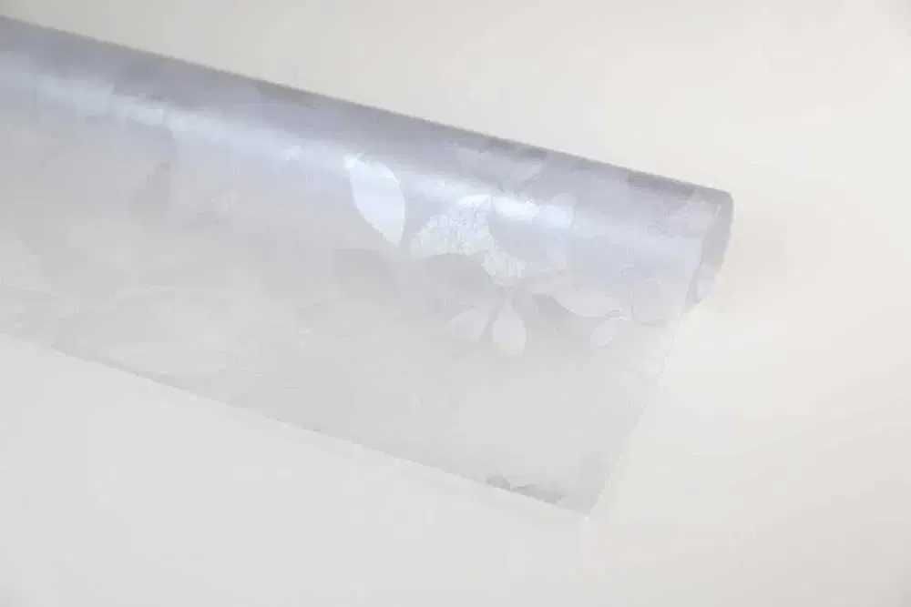 Folia Statyczna Na Okno Szybę FANTAZYJNE LIŚCIE 67,5x150cm bez kleju