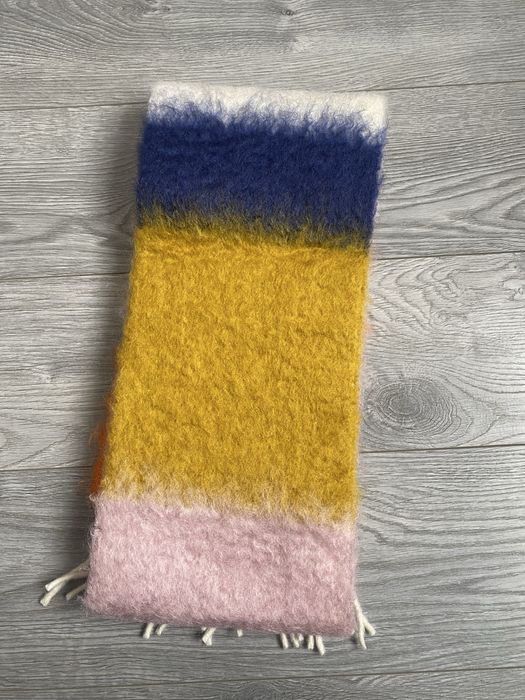 Loewe фірмовий шарф із вовни та мохеру