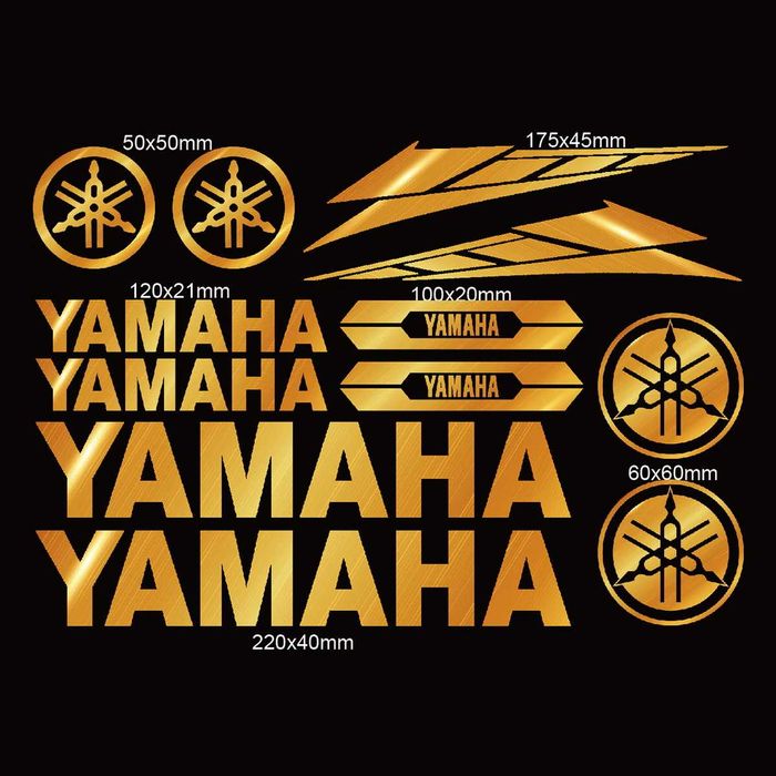 Наклейки вінілові YAMAHA T/X/N  MAX вінілові на пластик