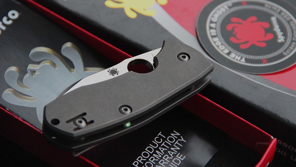 Taniej: Spyderco TECHNO II - nowy, pełen komplet.