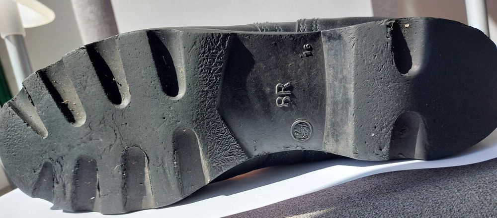 Botas militares originais Exército dos EUA – pele | Tam. 8R (41/42)