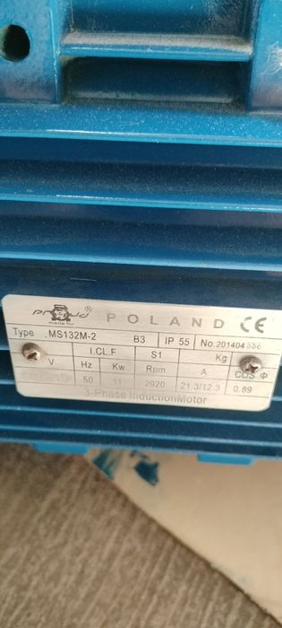 Silnik elektryczny 3 fazowy 11kw 2920 obr/min