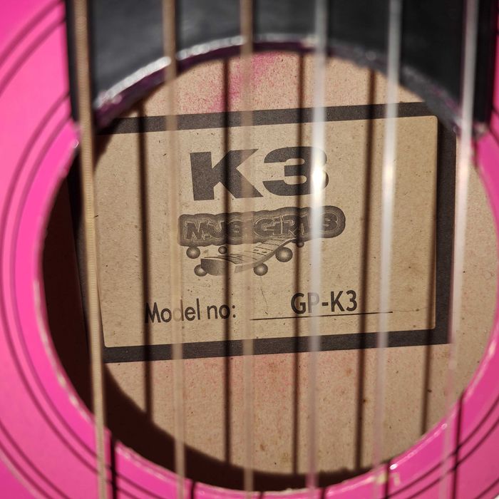 MAŁA GITARA RÓŻOWA GP-K3 Warszawa Międzylesie - Mińsk Mazowiecki