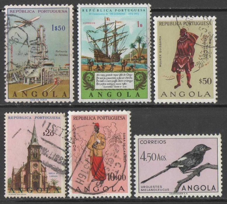Filatelia: Angola - 67 selos