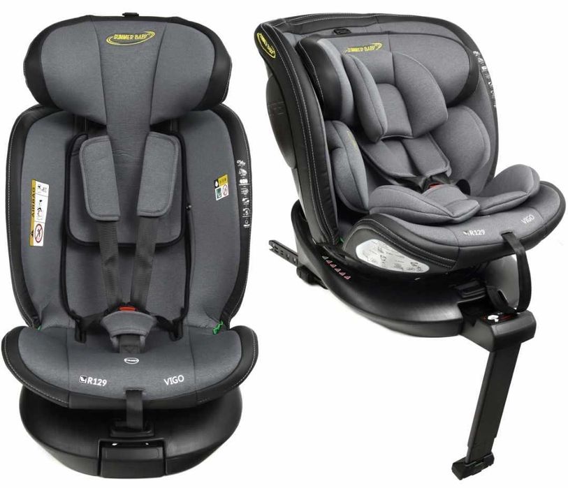 Fotelik Samochodowy SUMMER BABY VIGO i-Size 360° z nogą stabilizującą
