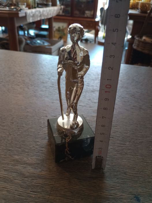 Statuetka wędrowiec podstawa marmur Okazja