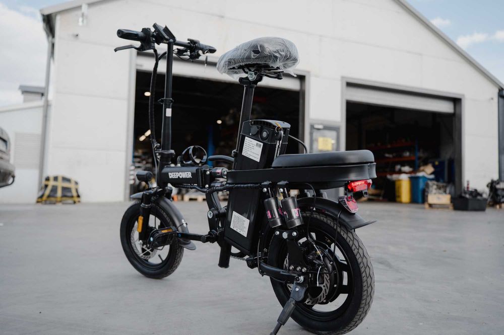 Rower Elektryczny DEEPOWER 400W 48V – składany, nowy