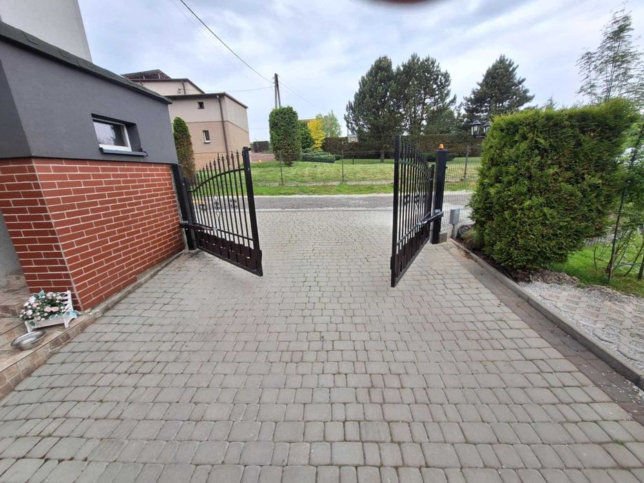 Montaz Automat Napęd silnik silowniki do bramy skrzydłowej Elektrob