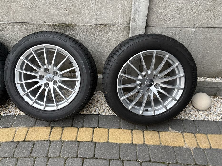Kola zimowe, felgi, opony audi a4, a5, skoda, vw, 225x50 17  jak nowe!