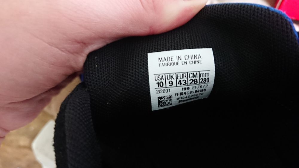 Кросівки Reebok, 43см