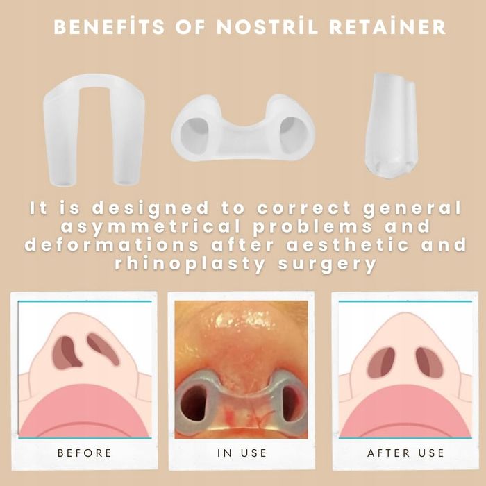 outlet silikonowy retiner do nosa po rynoplastyce plaster micropore 6