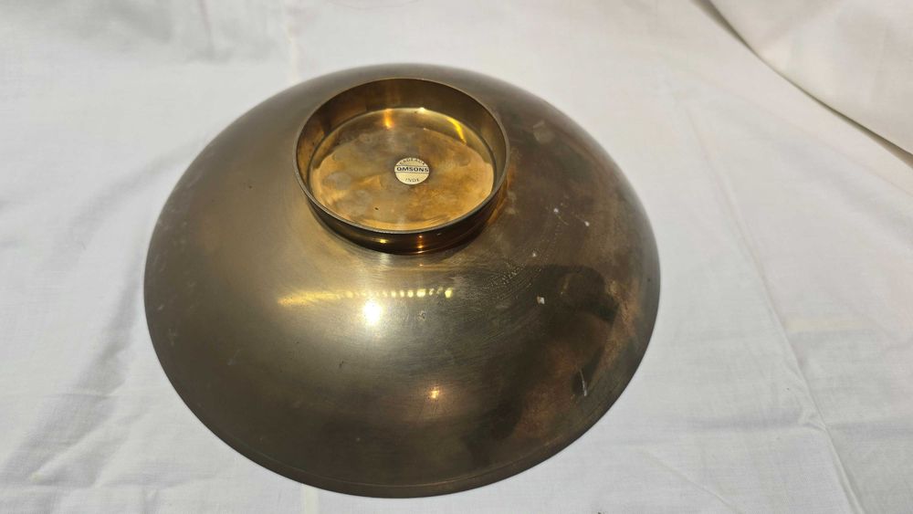 Taça Vintage Latão Esmaltado