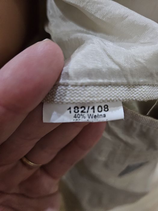 Męska marynarka 40% wełna 20%len