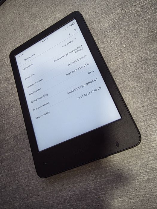 Kindle 11 покоління. 2024. HD екран. Підсвітка. Гарантія
