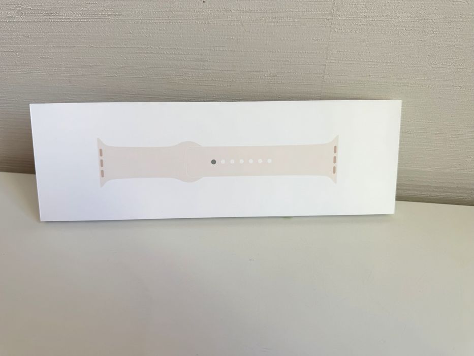 Pasek sportowy oryginalny Apple Watch w kolorze delikatnego różu do koperty 38 do 42 mm