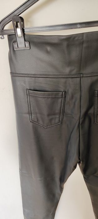 Damskie spodnie Eco skóra