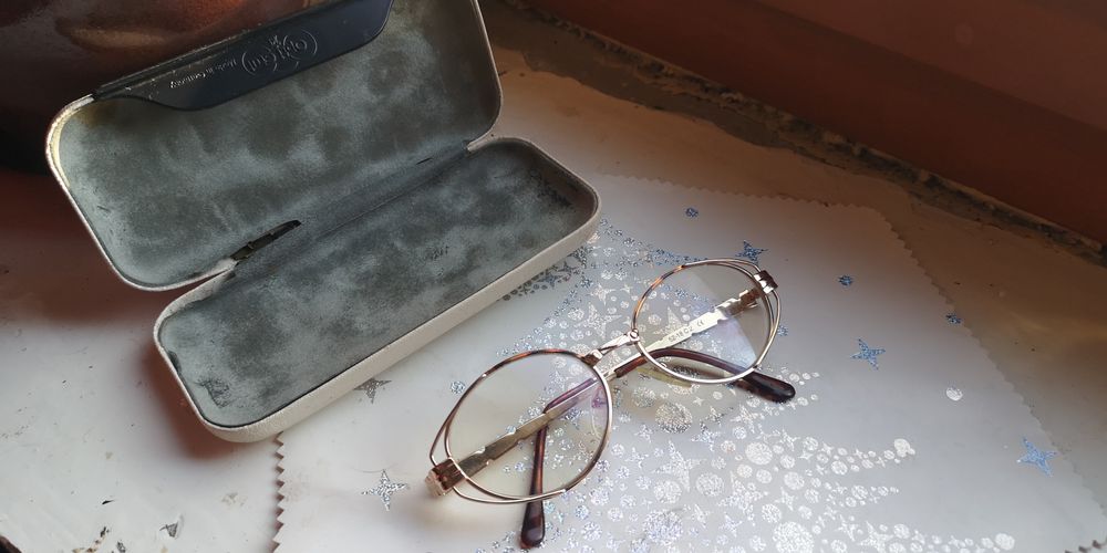 oprawki do okularów złote