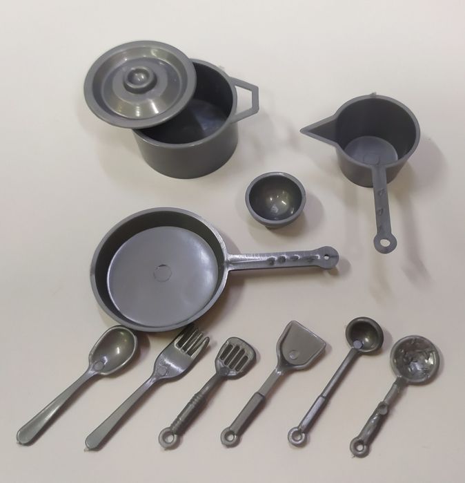 Лялькова мініатюра дитяча посудка. Кукольная миниатюра