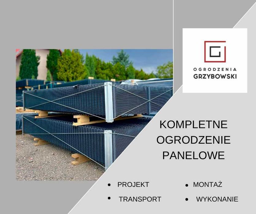 Kompletne ogrodzenie panelowe 175cm 50 mb !