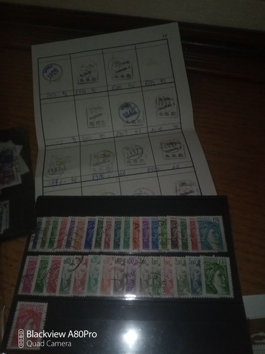 Selos coleção vários paises