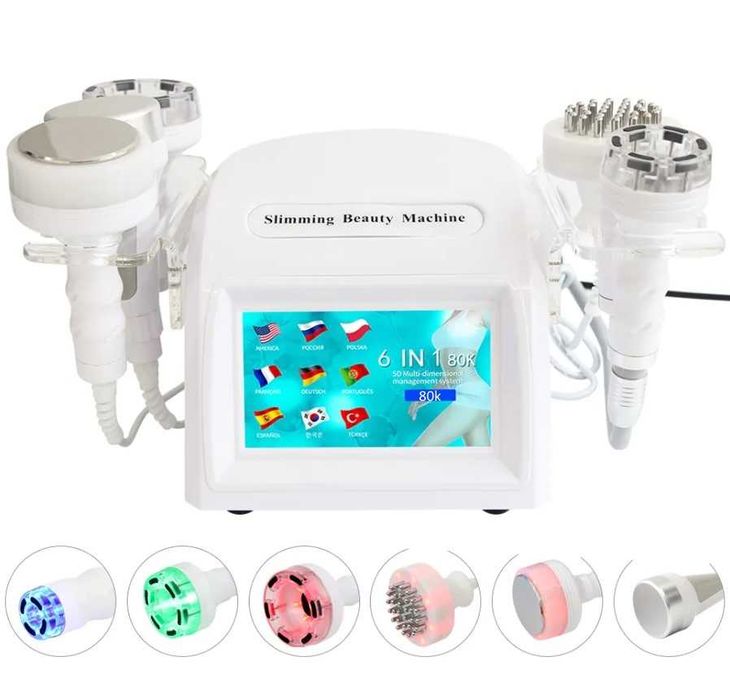 MAQUINA CAVITAÇÃO 80K + 3 MANIPULOS VÁCUO + RADIOFREQUENCIA +  BIO