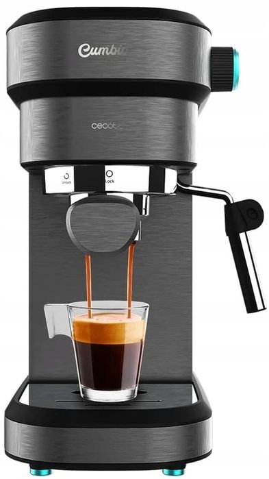 ekspres kolbowy ciśnieniowy cecotec cafelizzia 890 dark 1350w 20bar czarny
