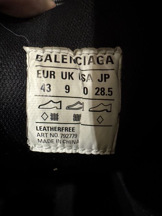 Balenciaga 10XL Black — оригінал, розмір 43