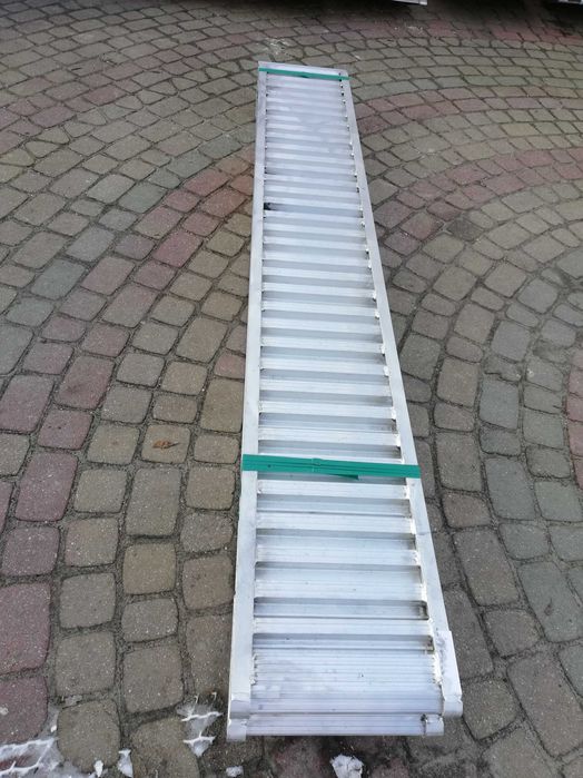 Najazdy Aluminiowe 2,5m 4,5t idealne do lawety Włoskie/Cert. CE