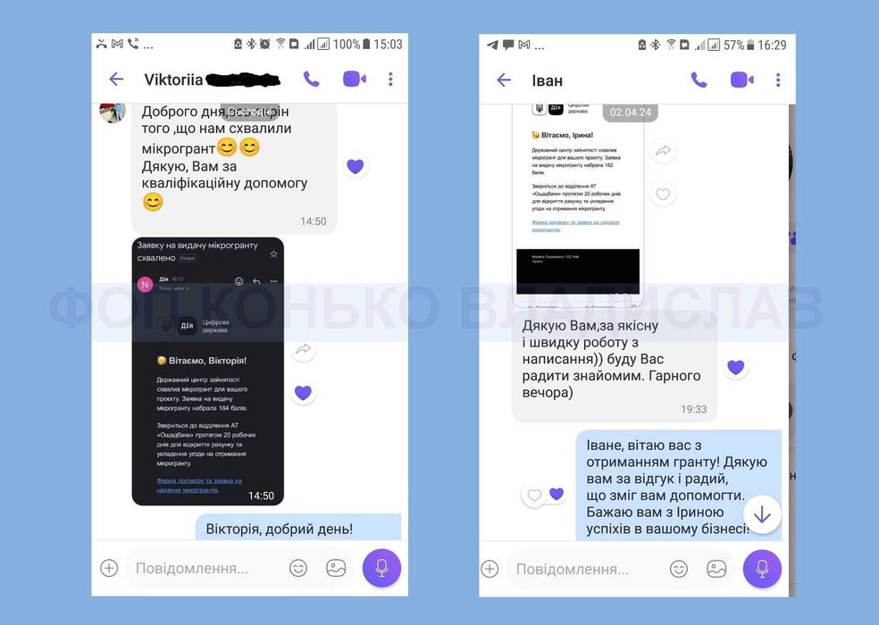 ГРАНТи Дія єРобота під ключ, професійна допомога. Виграно 693 гранти!