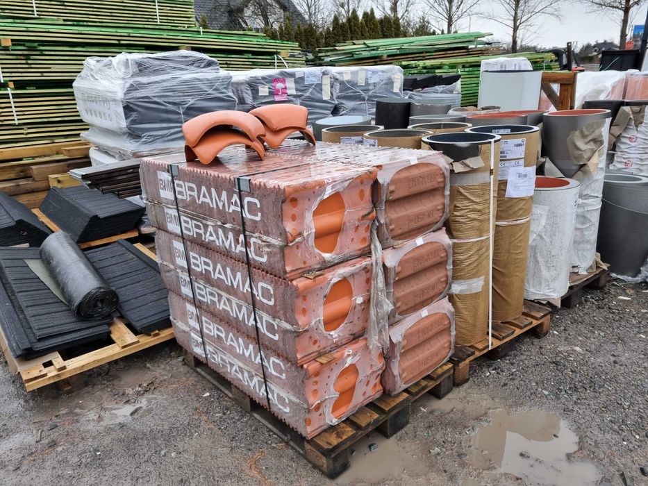 Dachówka betonowa Braas Romańska Cisar ceglasty Bramac