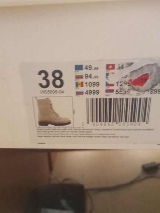 Buty damskie trapery zimowe