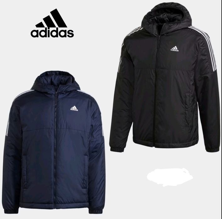 Утеплена куртка з капюшоном Adidas Essentials