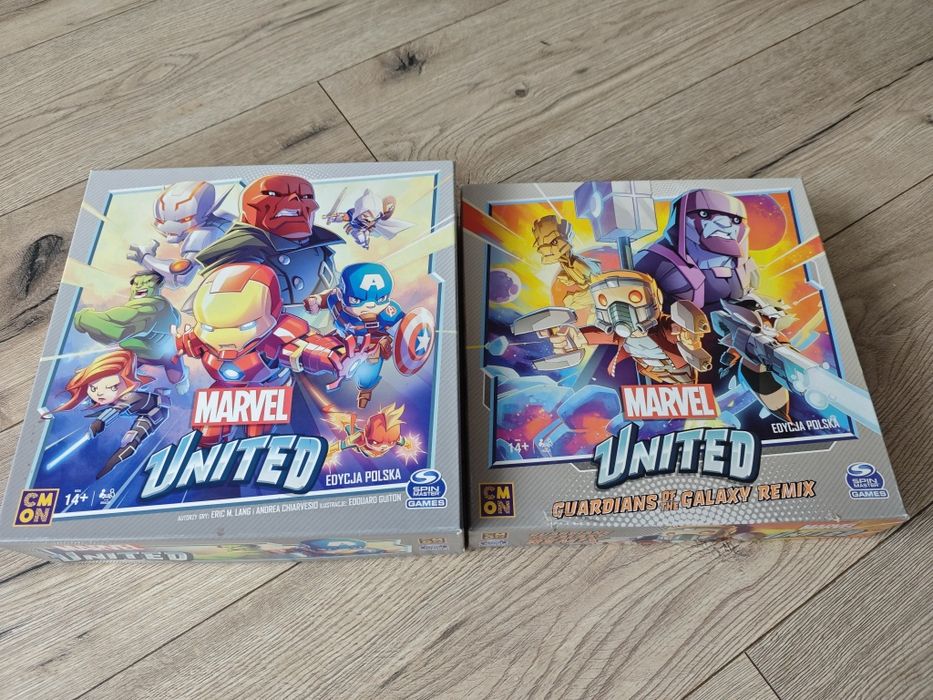 Marvel United + dodatek POMALOWANE + super insert