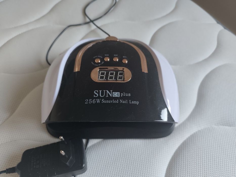 Mocna Lampa do Paznokci UV/LED SUN C4 Plus 256W | Stan Idealny / Jak Nowa