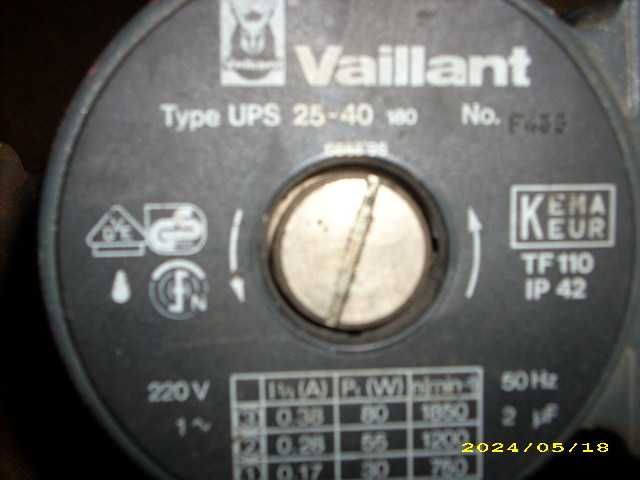 pompa co firmy vaillant 25/40/180