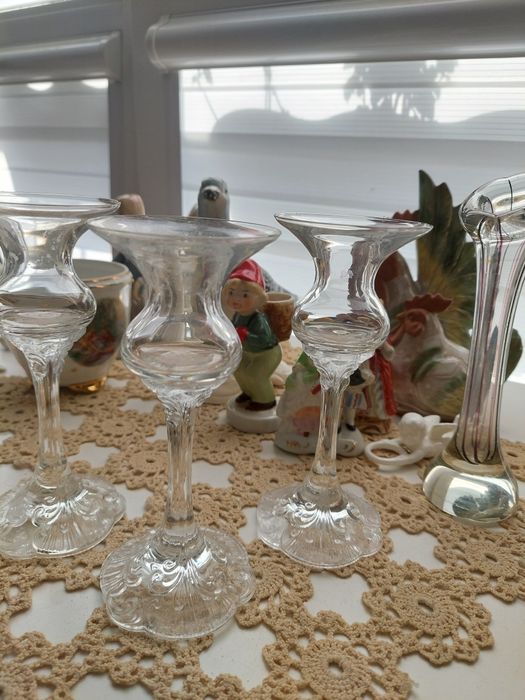 Rosenthal swiecznik,  szkło 3x