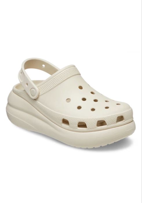 Жіночі крокси Crocs гумові бежеві