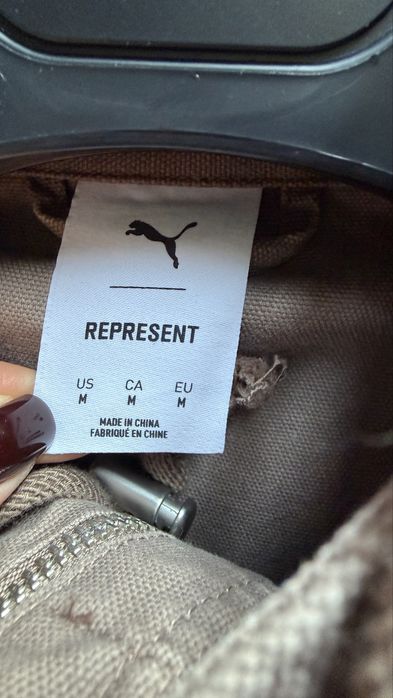 Анорак чоловічий Puma Represent Brown, розмір М