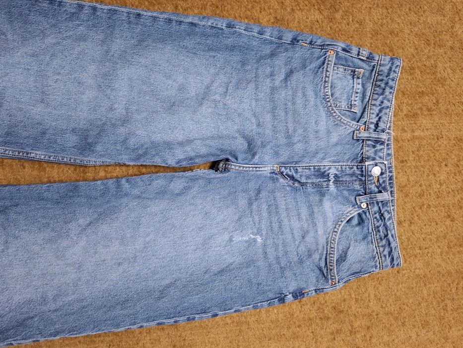 Джинсы бегги  на девочку H&M на 12-13 лет