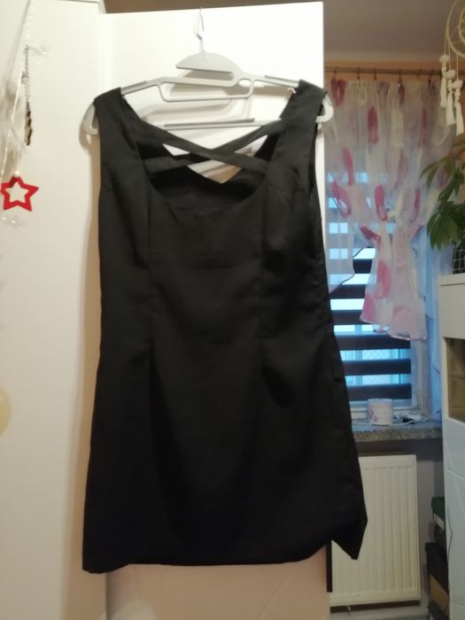 Tunika / sukienka  mała czarna mini M