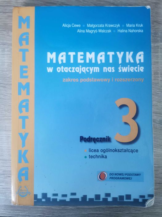 Podręcznik Matematyka w otaczającym nas świecie 3 Podkowa