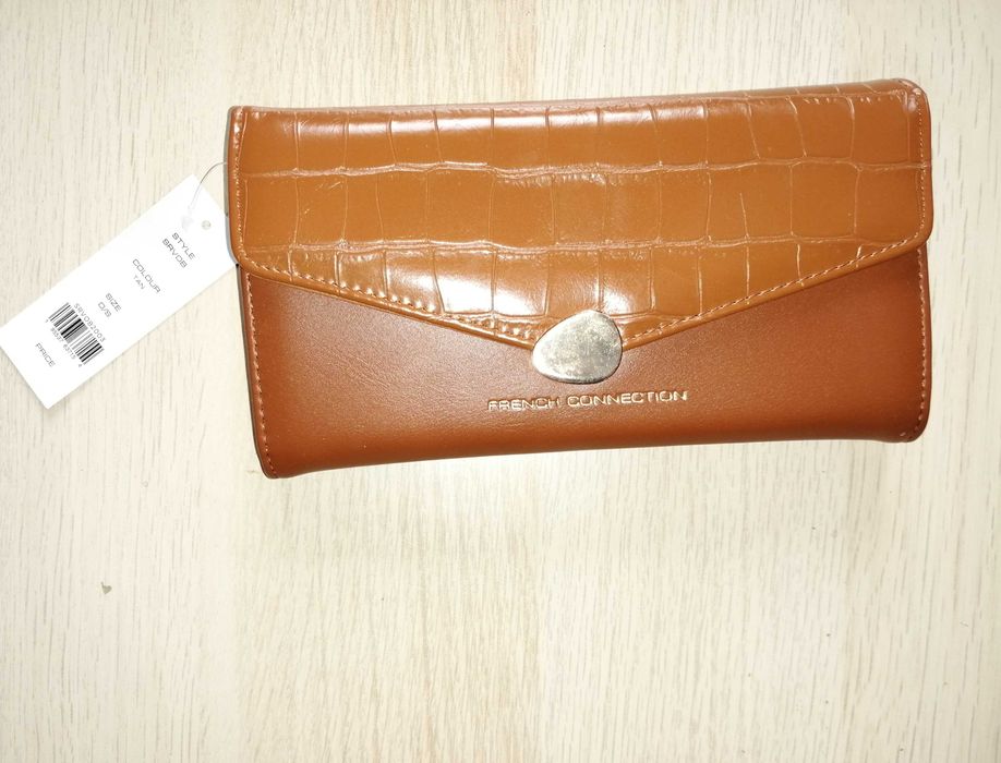 Brązowy portfel French Connection Nowy