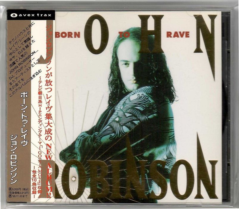 John Robinson - Born To Rave - CD OBI JAPAN