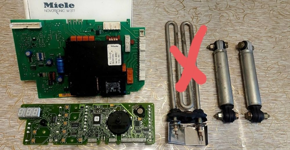 Запчасти к немецкой стиральной машине MIELE W377