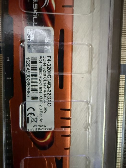 16gb G-Skill Ares на чипах samsung B-Die ddr4 8x2