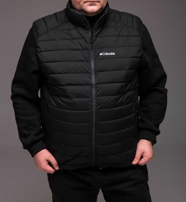 Жилетка больших размеров мужская Columbia до 0° осенняя весенняя батал