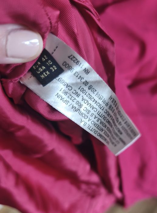 Piękna sukienka fuksja Massimo Dutti