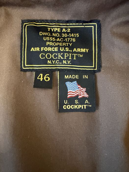 Шкіряна  куртка COCKPIT